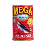 Mega Sardines In Tomato Sauce With Chili 155g